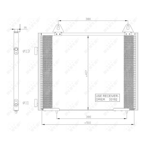 NRF Kondensator, Klimaanlage 35351
