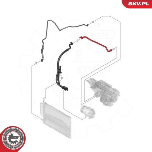 ESEN SKV Hochdruck-/Niederdruckleitung, Klimaanlage