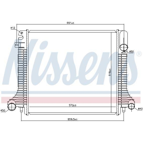 NISSENS Kühler, Motorkühlung 62798