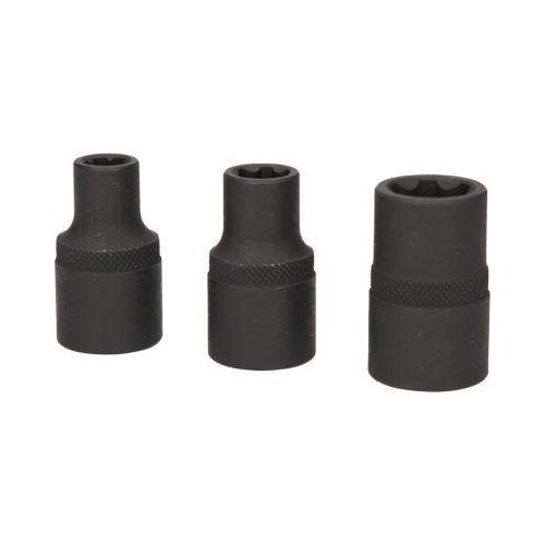 1/2 Zoll RIBE-Kraft-Stecknuss-Satz, kurz, 3-tlg KS TOOLS 911.0895