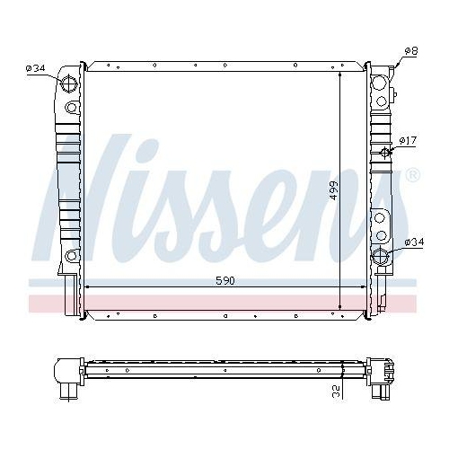 NISSENS K&uuml;hler, Motork&uuml;hlung 65531A