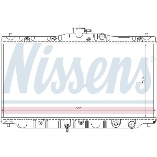 NISSENS K&uuml;hler, Motork&uuml;hlung 63304