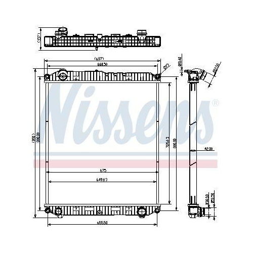 NISSENS K&uuml;hler, Motork&uuml;hlung 607021
