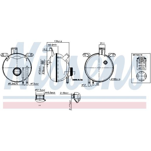 NISSENS Ausgleichsbeh&auml;lter, K&uuml;hlmittel ** FIRST FIT ** 996158