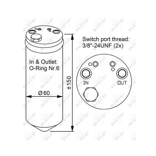 NRF Trockner, Klimaanlage EASY FIT 33329