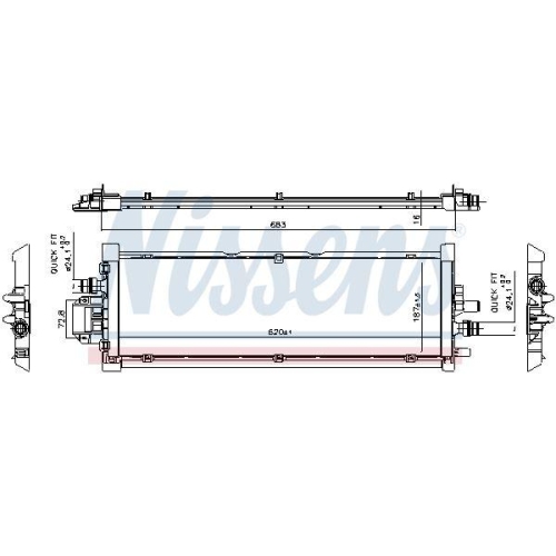 NISSENS K&uuml;hler, Motork&uuml;hlung 606906
