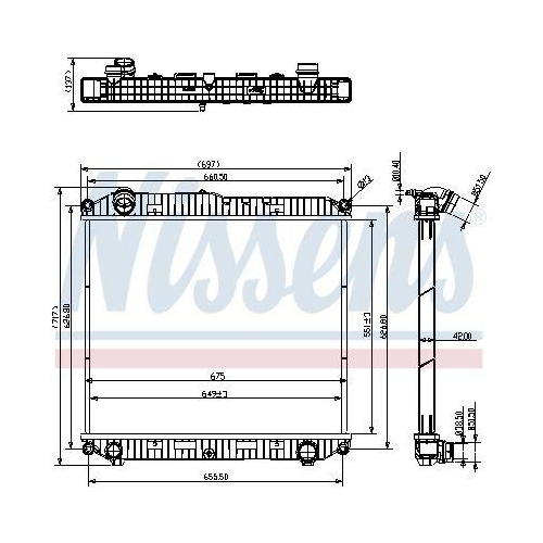 NISSENS K&uuml;hler, Motork&uuml;hlung 607022