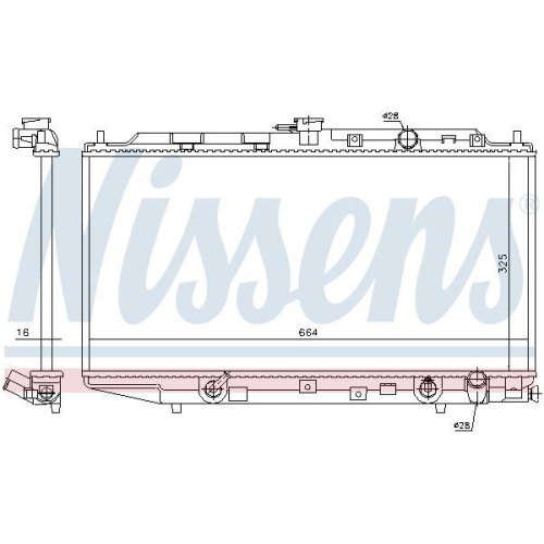 NISSENS K&uuml;hler, Motork&uuml;hlung 622551