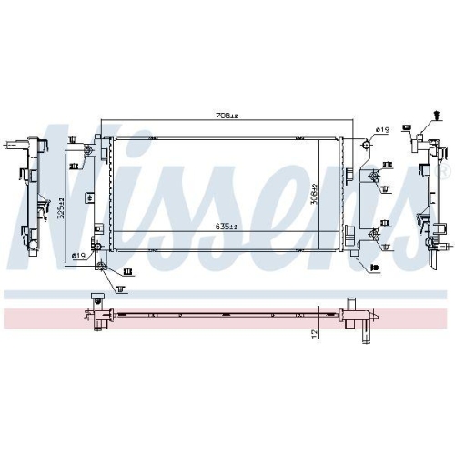 NISSENS K&uuml;hler, Motork&uuml;hlung ** FIRST FIT ** 606264