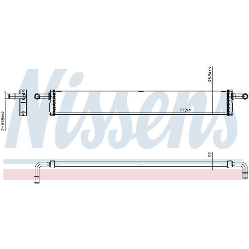 NISSENS Niedertemperaturk&uuml;hler, Ladeluftk&uuml;hler 607142