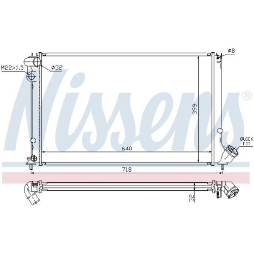 NISSENS K&uuml;hler, Motork&uuml;hlung 63733