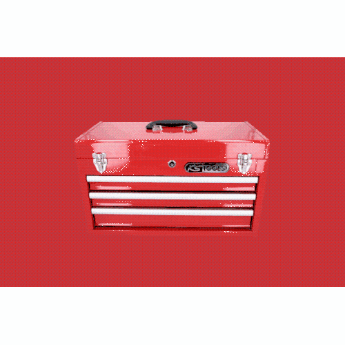 Werkzeugtruhe mit 3 Schubladen-rot, L508xH255xB303mm KS TOOLS 891.0003