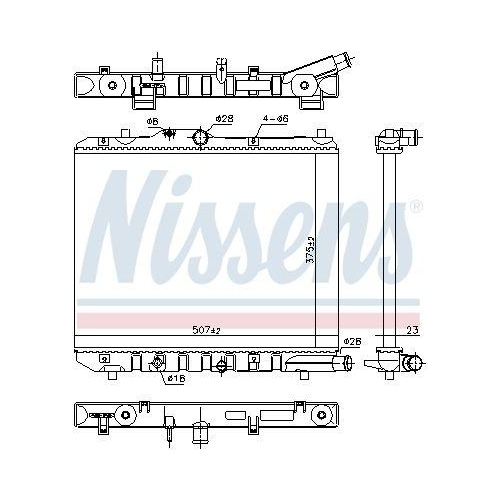 NISSENS K&uuml;hler, Motork&uuml;hlung 630708