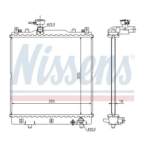 NISSENS K&uuml;hler, Motork&uuml;hlung 64204