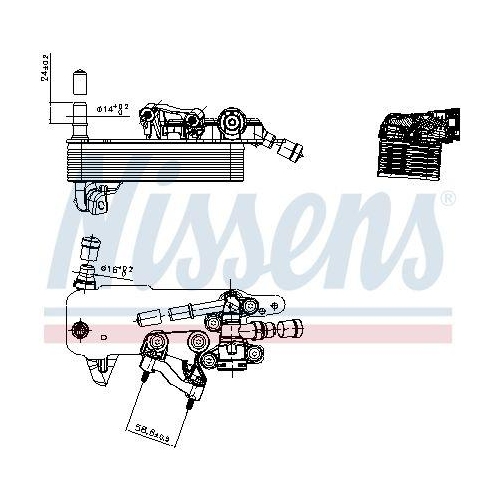 NISSENS &Ouml;lk&uuml;hler, Automatikgetriebe 91552