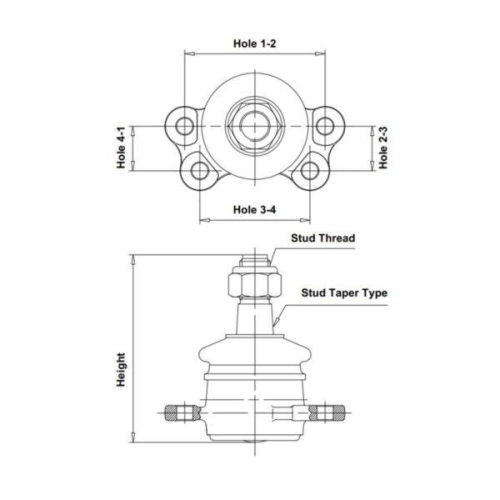 CTR Trag-/F&uuml;hrungsgelenk CB0097