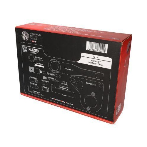 Motoreinstellwerkzeug-Satz f&uuml;r Renault, Nissan, Opel, 12-tlg KS TOOLS 4100500