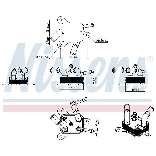 NISSENS &Ouml;lk&uuml;hler, Automatikgetriebe 91567