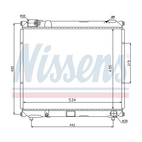 NISSENS K&uuml;hler, Motork&uuml;hlung 64169