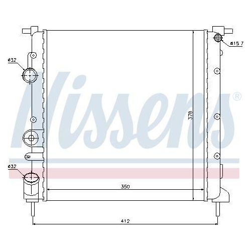 NISSENS K&uuml;hler, Motork&uuml;hlung 638271