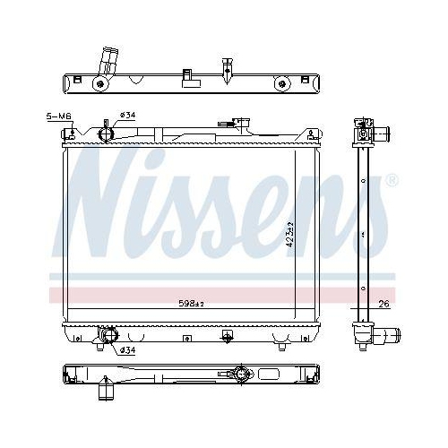 NISSENS K&uuml;hler, Motork&uuml;hlung 64206