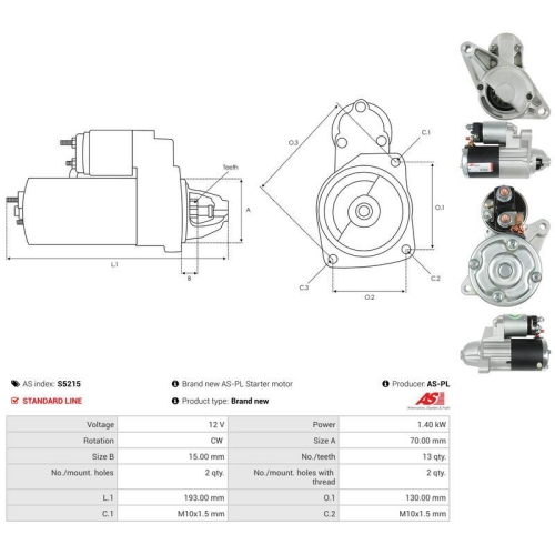AS-PL Starter AS S5215
