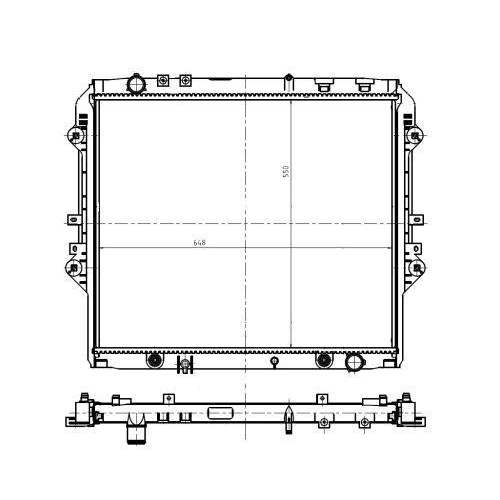 NRF Kühler, Motorkühlung 550032
