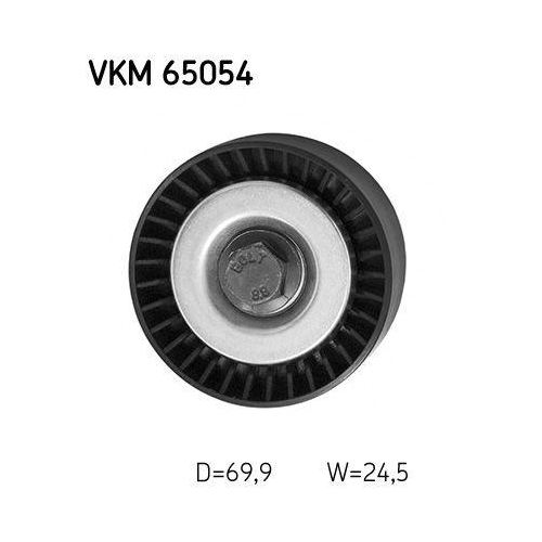 SKF Umlenk-/F&uuml;hrungsrolle, Keilrippenriemen VKM 65054