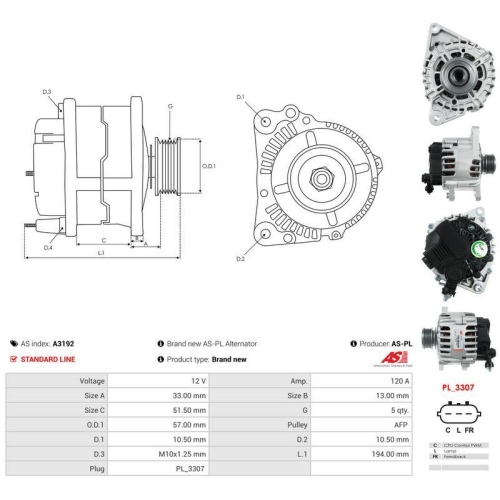 AS-PL Generator AS A3192