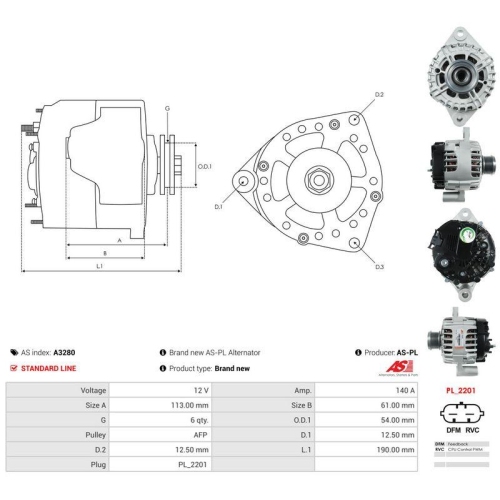 AS-PL Generator AS A3280