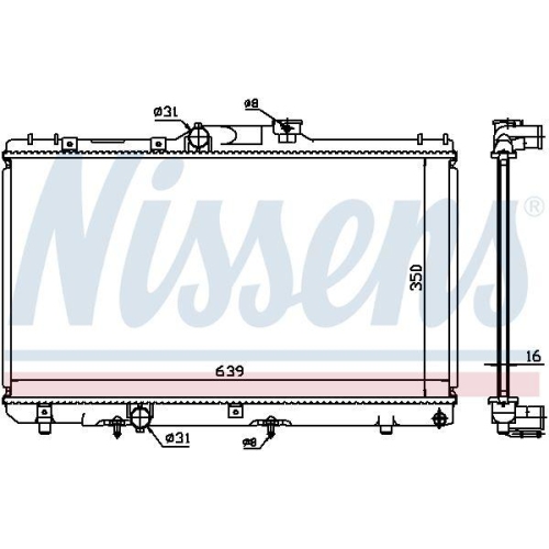 NISSENS K&uuml;hler, Motork&uuml;hlung ** FIRST FIT ** 648681