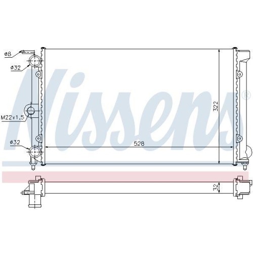 NISSENS K&uuml;hler, Motork&uuml;hlung 651111