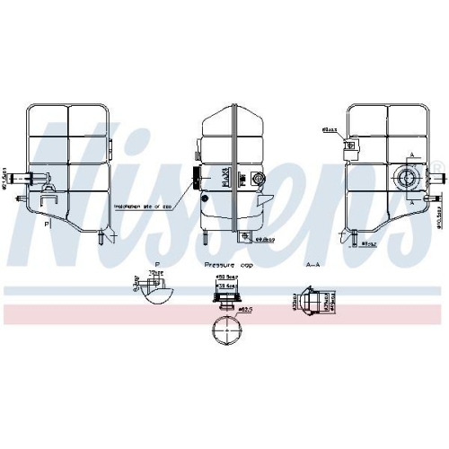 NISSENS Ausgleichsbeh&auml;lter, K&uuml;hlmittel ** FIRST FIT ** 996254