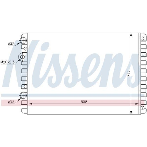 NISSENS K&uuml;hler, Motork&uuml;hlung 652321