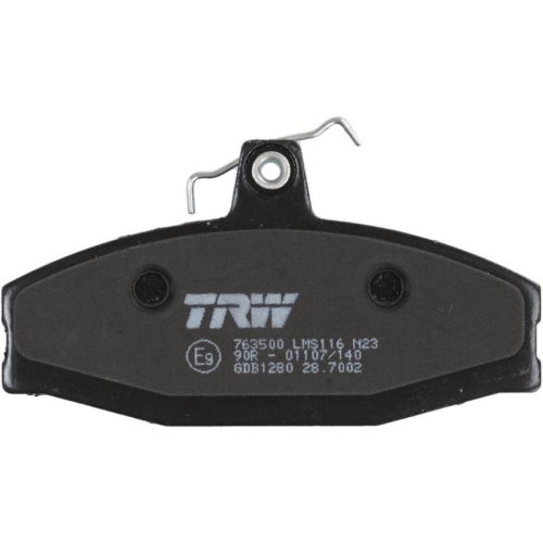 TRW Bremsbelagsatz, Scheibenbremse COTEC GDB1280