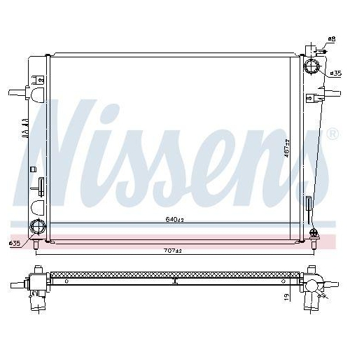 NISSENS K&uuml;hler, Motork&uuml;hlung 675063