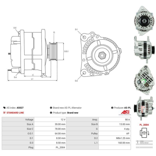 AS-PL Generator AS A5027