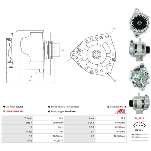 AS-PL Generator AS A6002