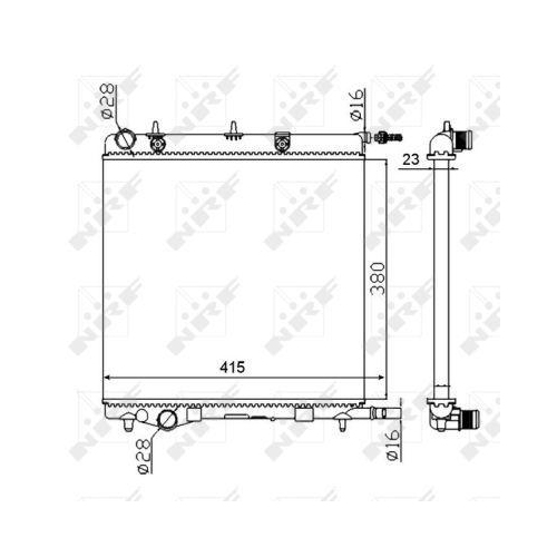 NRF K&uuml;hler, Motork&uuml;hlung Economy Class 50430A