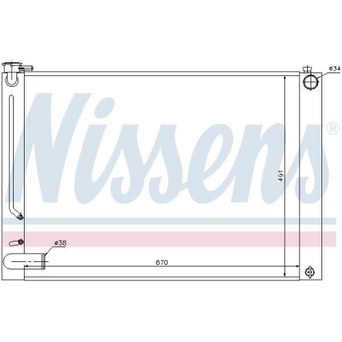 NISSENS K&uuml;hler, Motork&uuml;hlung 64660
