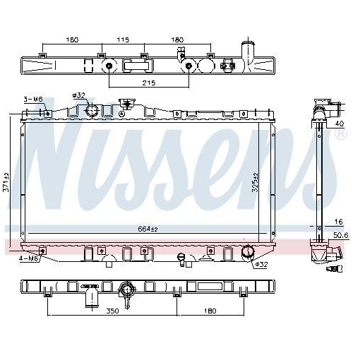 NISSENS K&uuml;hler, Motork&uuml;hlung ** FIRST FIT ** 64713