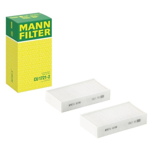 MANN-FILTER Filter, Innenraumluft CU 1721-2
