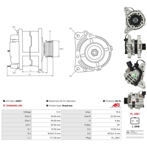 AS-PL Generator AS A5051