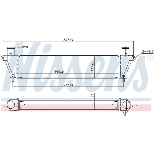 NISSENS Ladeluftk&uuml;hler 961340