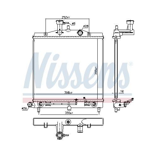 NISSENS K&uuml;hler, Motork&uuml;hlung ** FIRST FIT ** 66771