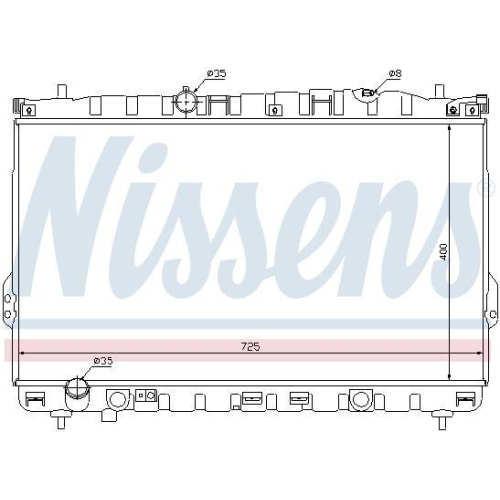 NISSENS K&uuml;hler, Motork&uuml;hlung 67032