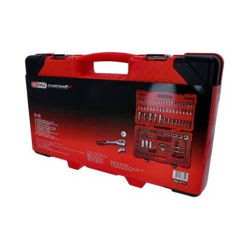 1/4 Zoll+1/2 Zoll CHROMEplus Steckschl&uuml;ssel-Satz, 110-tlg KS TOOLS 958.0711