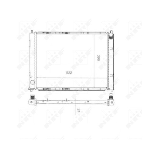 NRF K&uuml;hler, Motork&uuml;hlung EASY FIT 55339