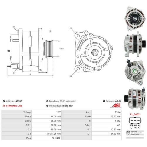 AS-PL Generator AS A5137