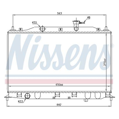 NISSENS K&uuml;hler, Motork&uuml;hlung 67509